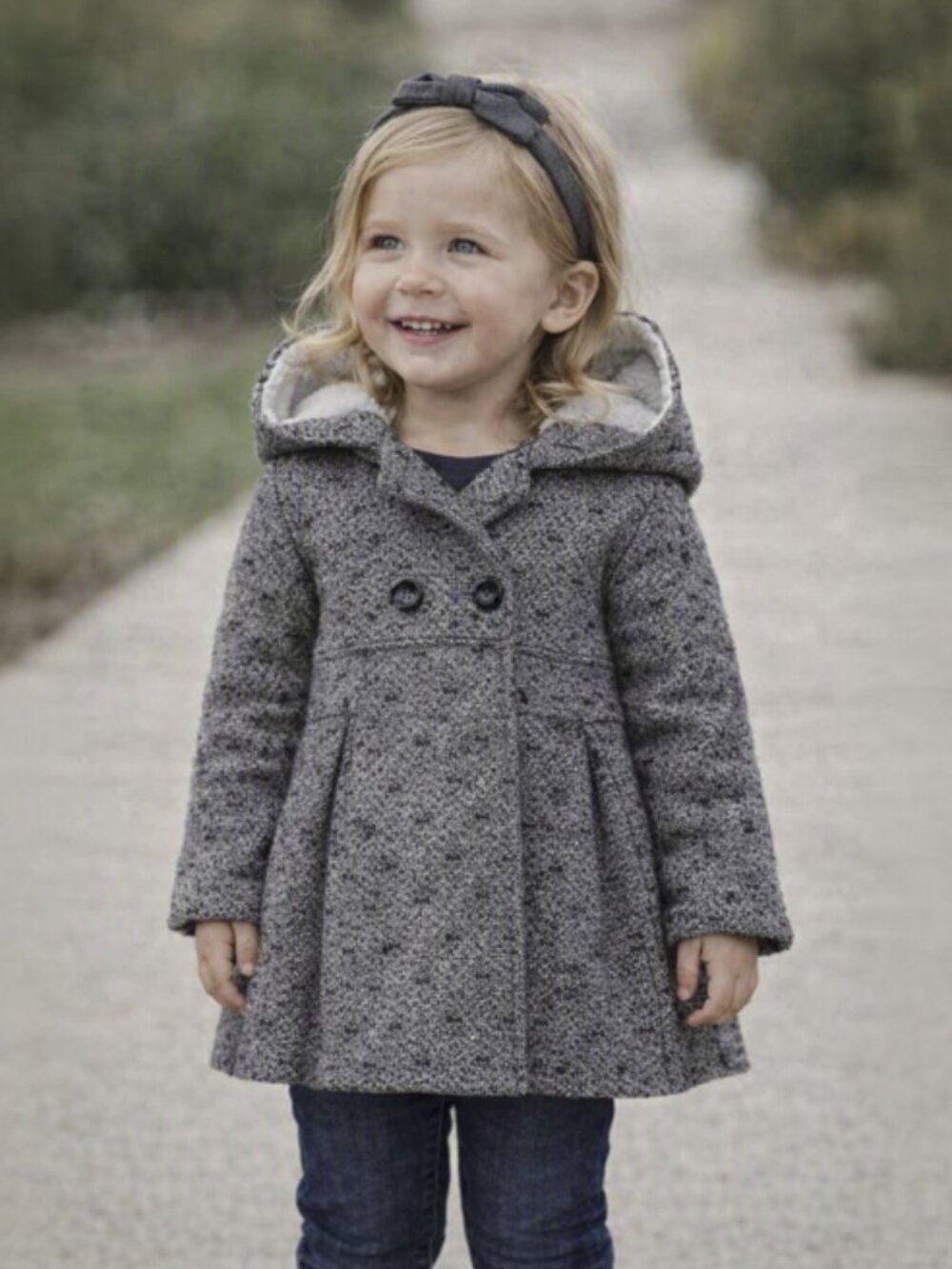 OSHKOSH B’gosh Girl’s Hooded Pea Coat